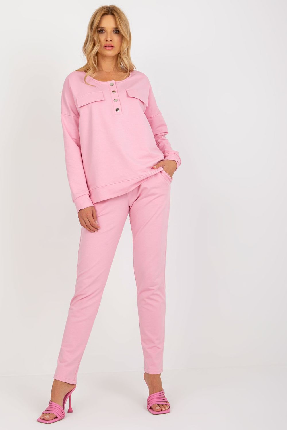 Spodnie Komplet Model LK-KMPL-509315.06 Pink - Lakerta208656 - Różowy