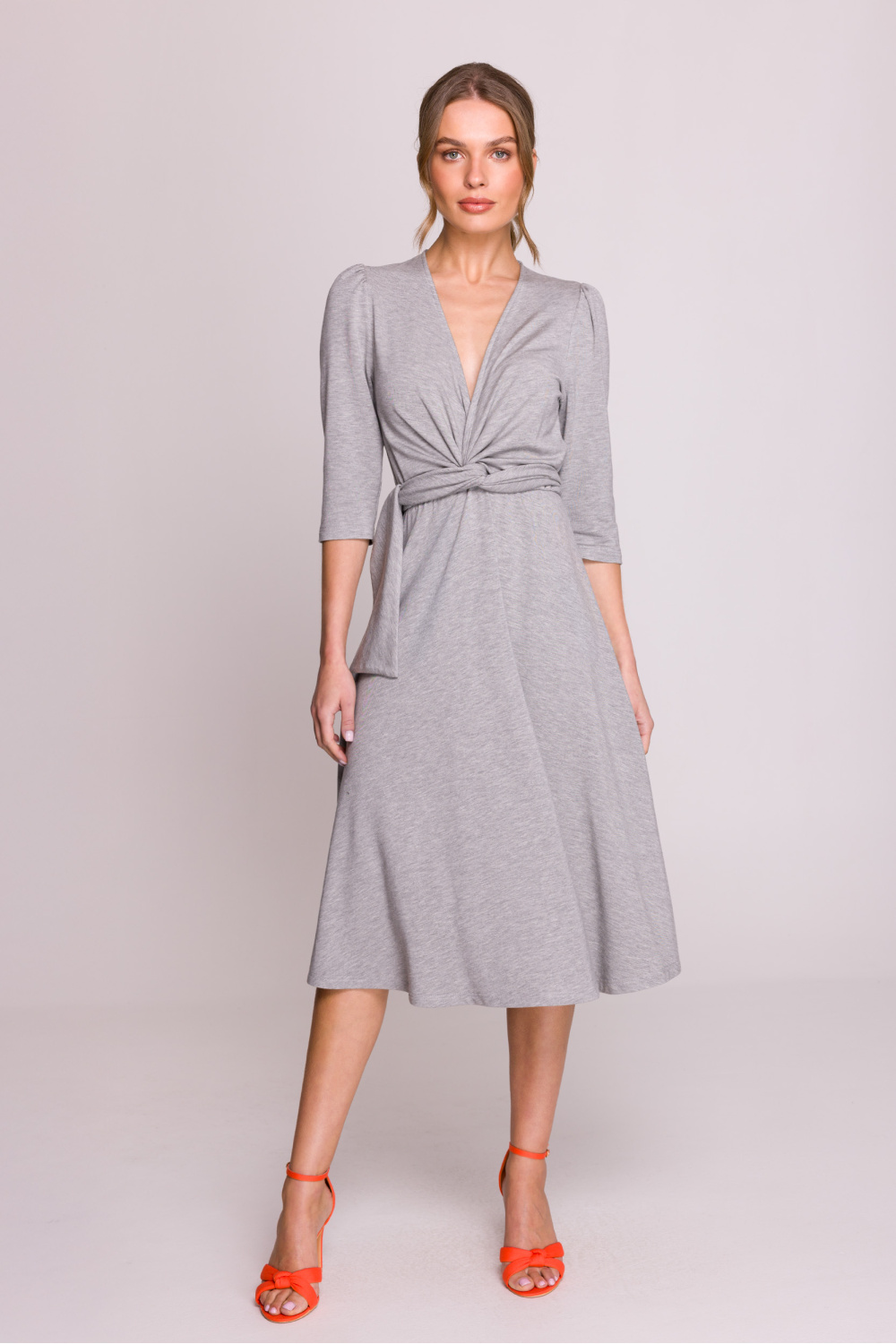 Sukienka Model S404 Grey - Stylove209084 - Szary