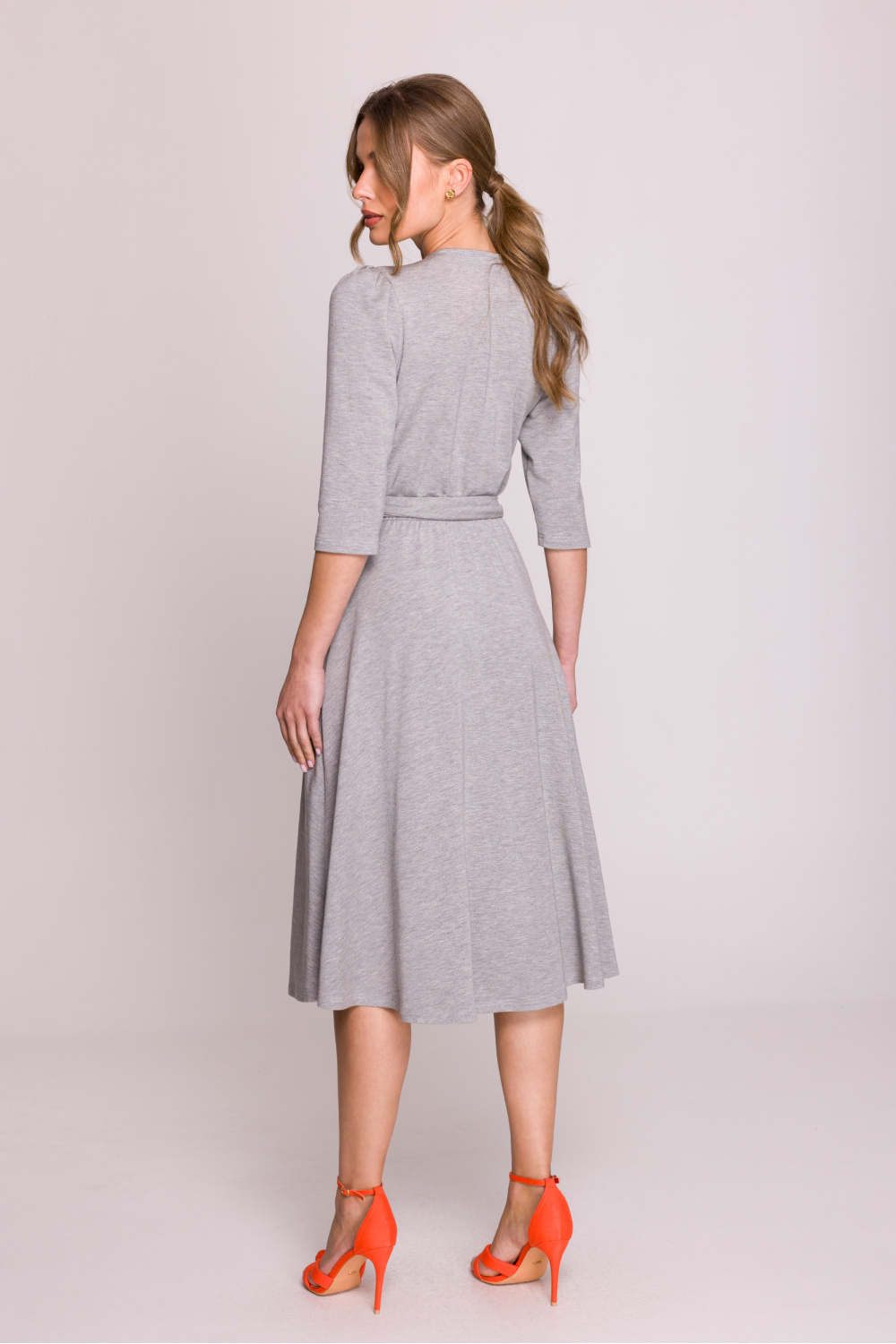 Sukienka Model S404 Grey - Stylove209084 - Szary - obrazek 2