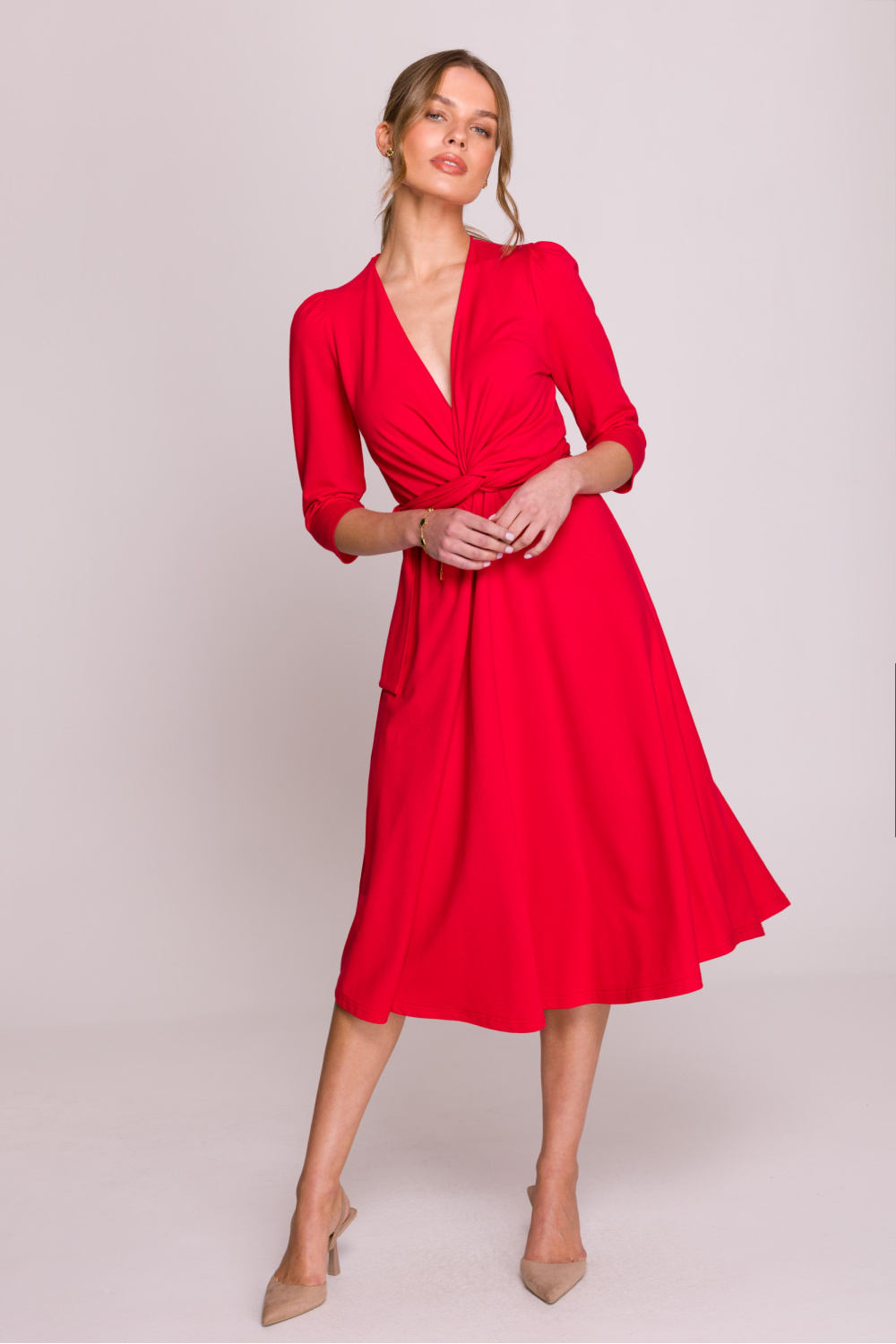 Sukienka Model S404 Red - Stylove209086 - Czerwony - obrazek 2