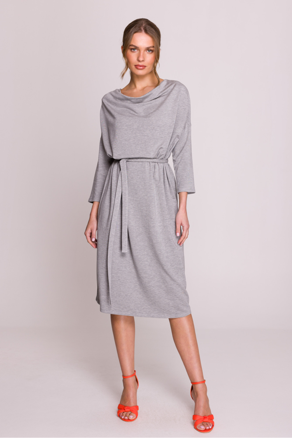 Sukienka Model S403 Grey - Stylove209088 - Szary - obrazek 2