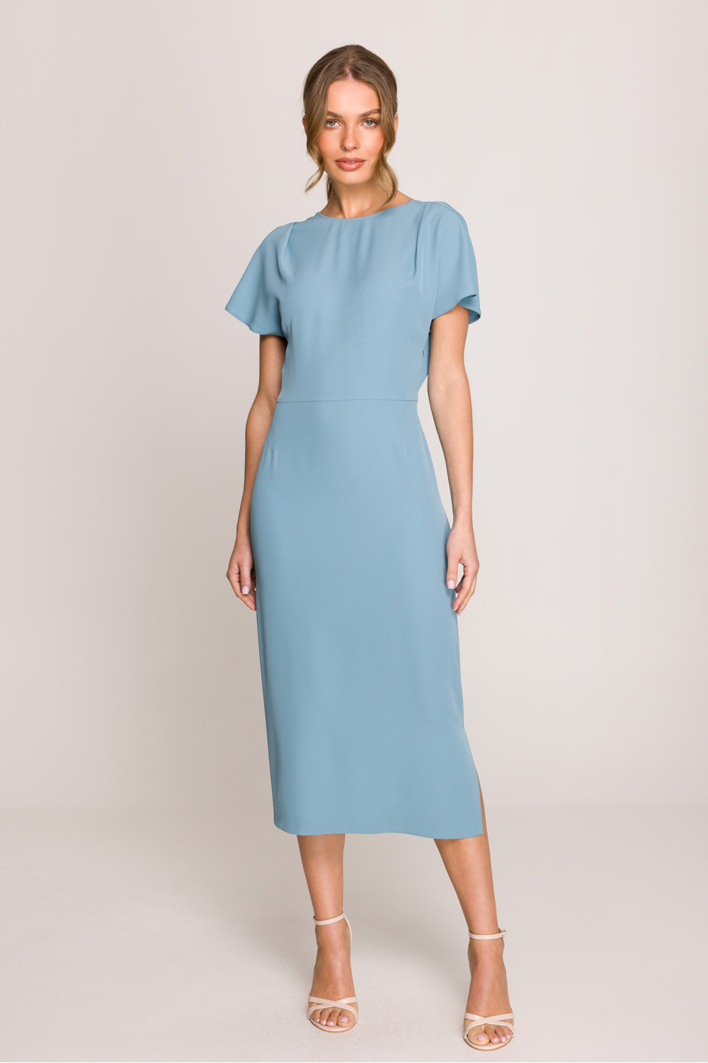 Sukienka Model S398 Cold Blue - Stylove209104 - Niebieski