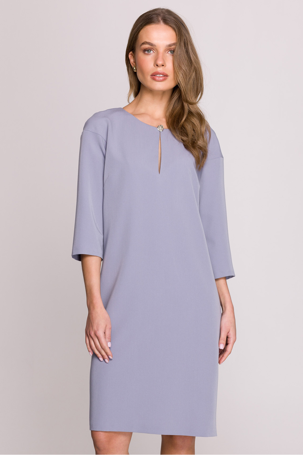 Sukienka Model S394 Gołębi - Stylove209129 - Szary