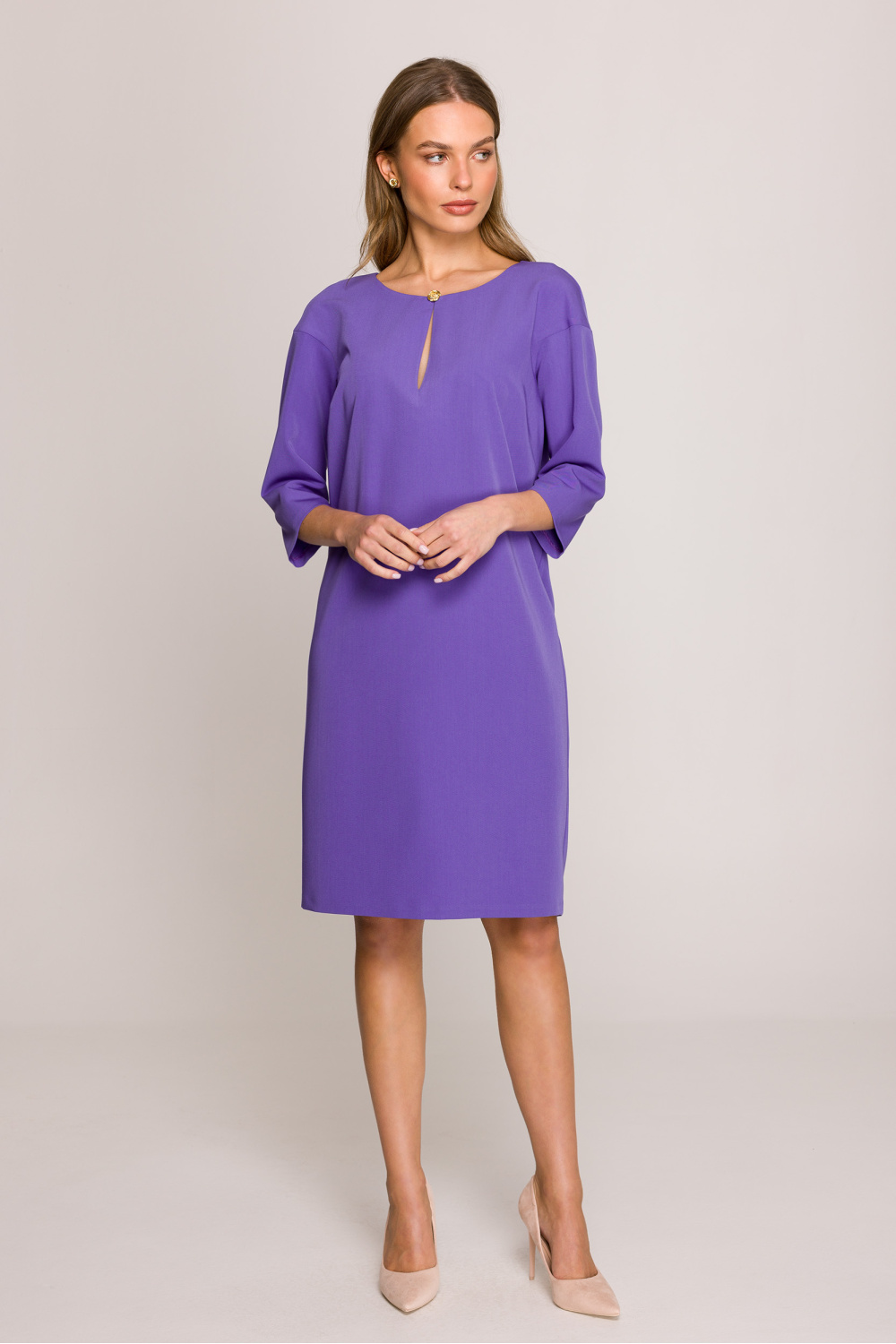 Sukienka Model S394 Violet - Stylove209130 - Fioletowy - obrazek 2