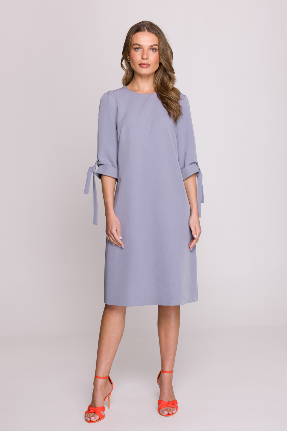 Sukienka Model S393 Gołębi - Stylove209136 - Szary