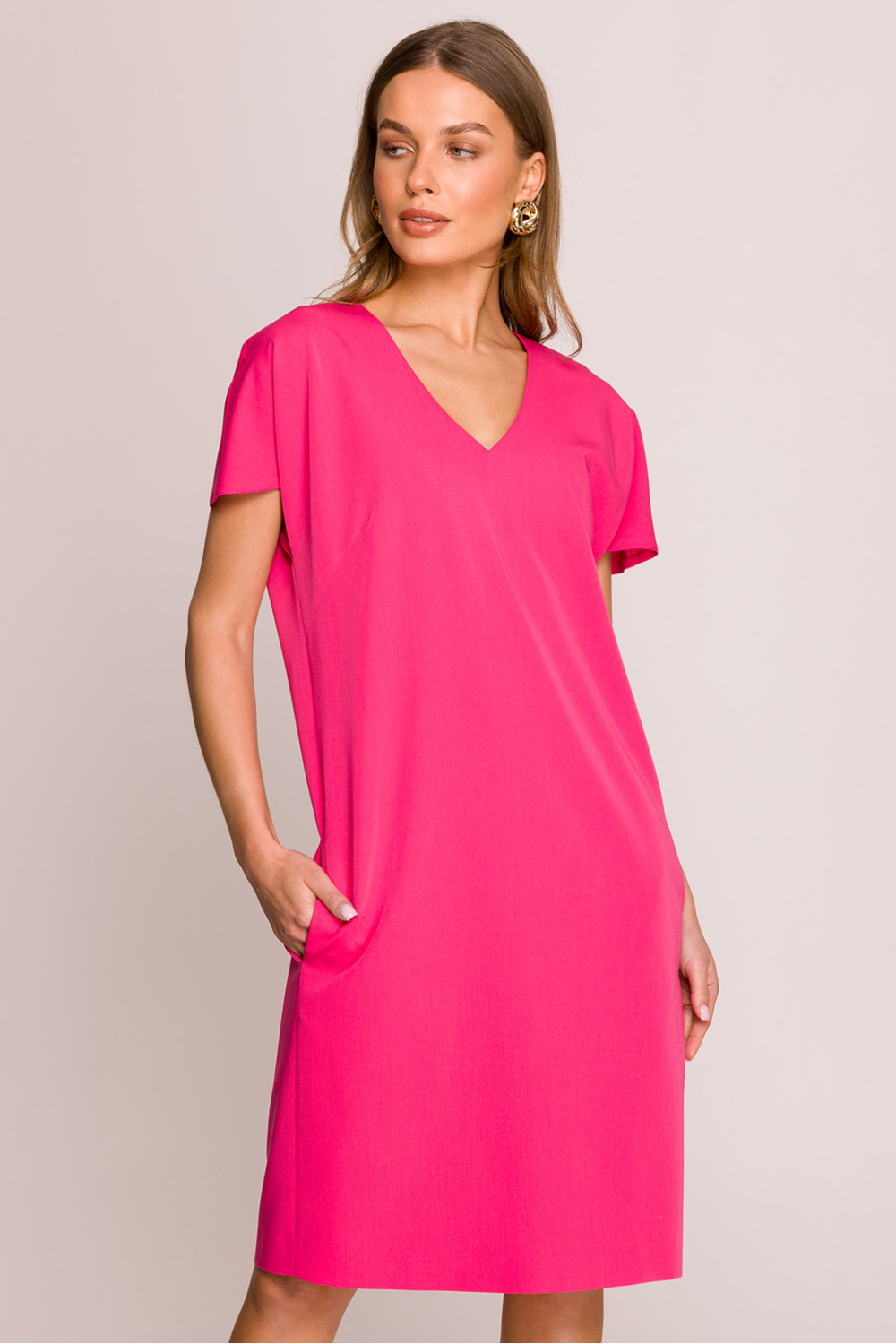 Sukienka Model S392 Pink - Stylove209141 - Różowy