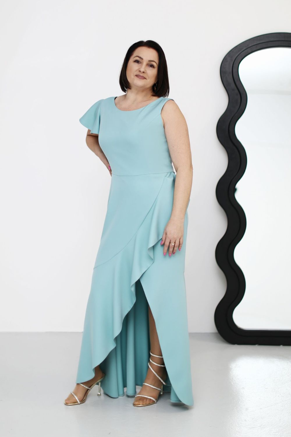 Sukienka Model Astoria Seledyn - Jersa209149 - Zielony - obrazek 2