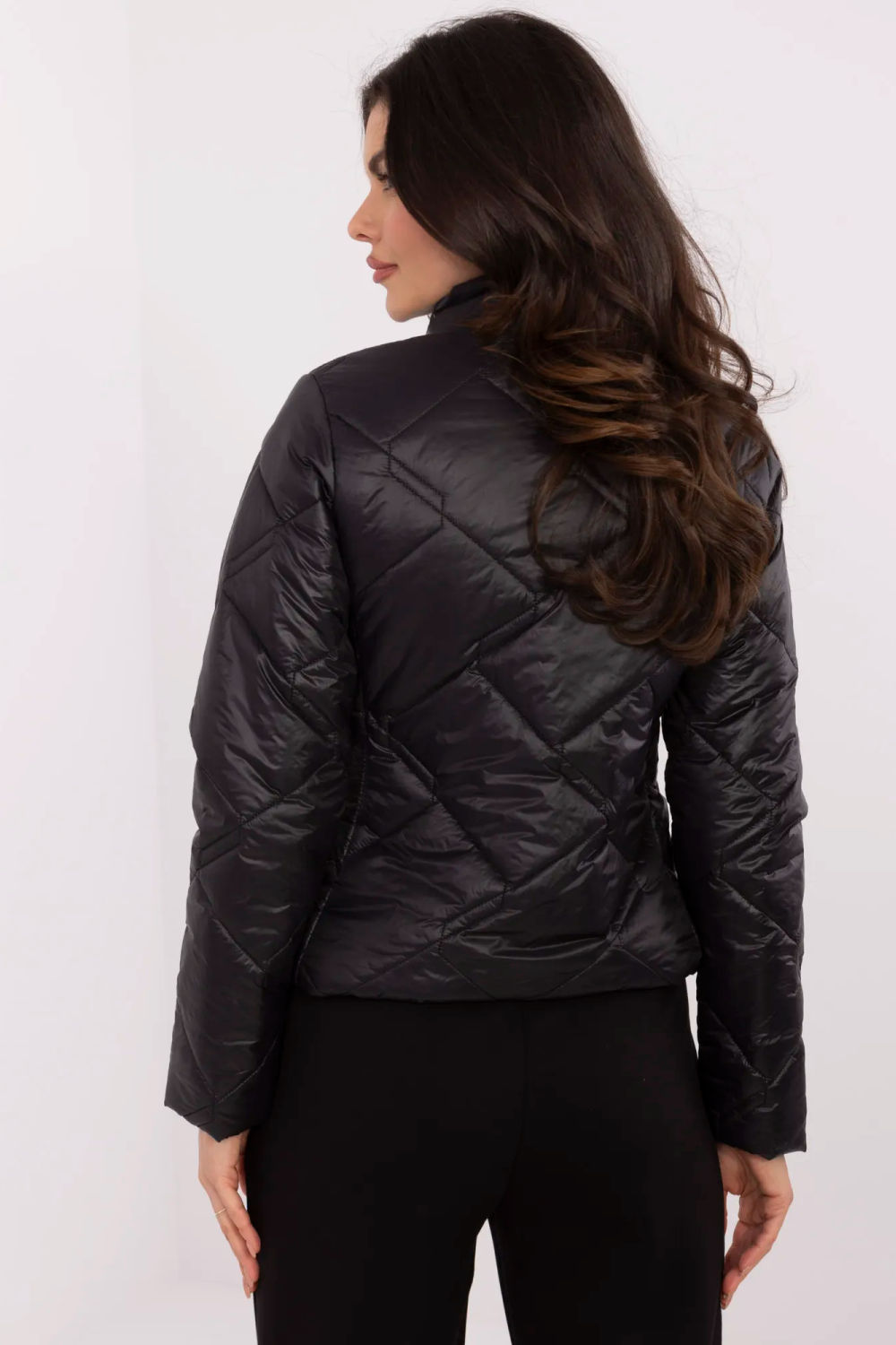 Kurtka Damska Model MI-KR-88630.60P Black - Italy Moda209201 - Czarny - obrazek 2