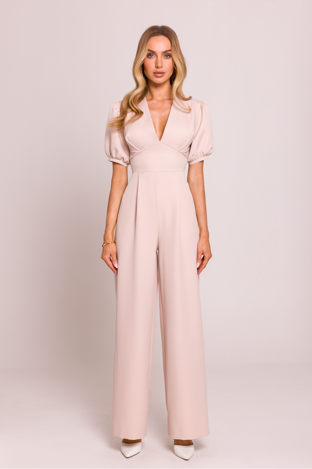 Kombinezon Model MOE852 Light Beige - Moe209242 - Beżowy