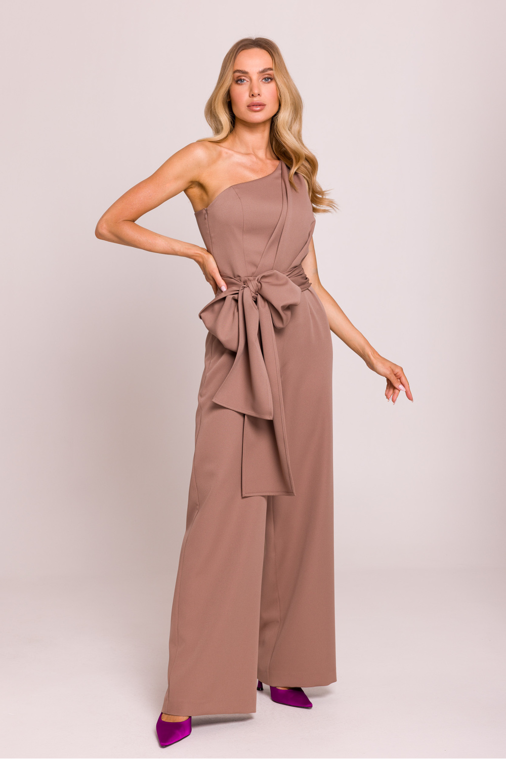 Kombinezon Model MOE845 Mocca - Moe209279 - Brązowy
