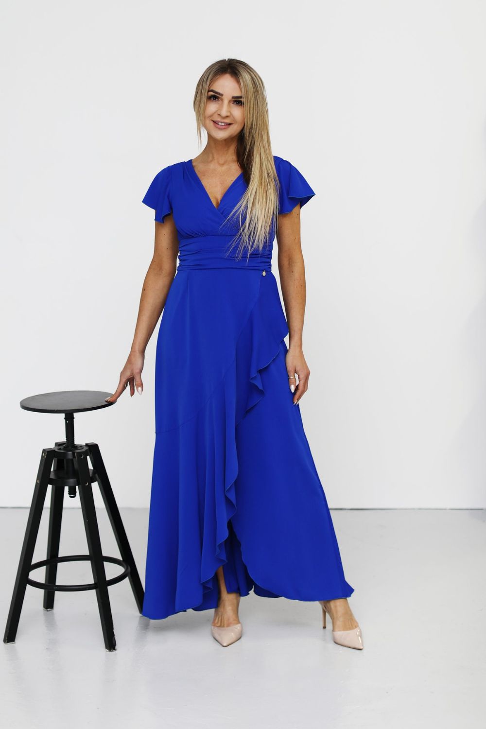 Sukienka Model Soe Chaber - Jersa209672 - Niebieski