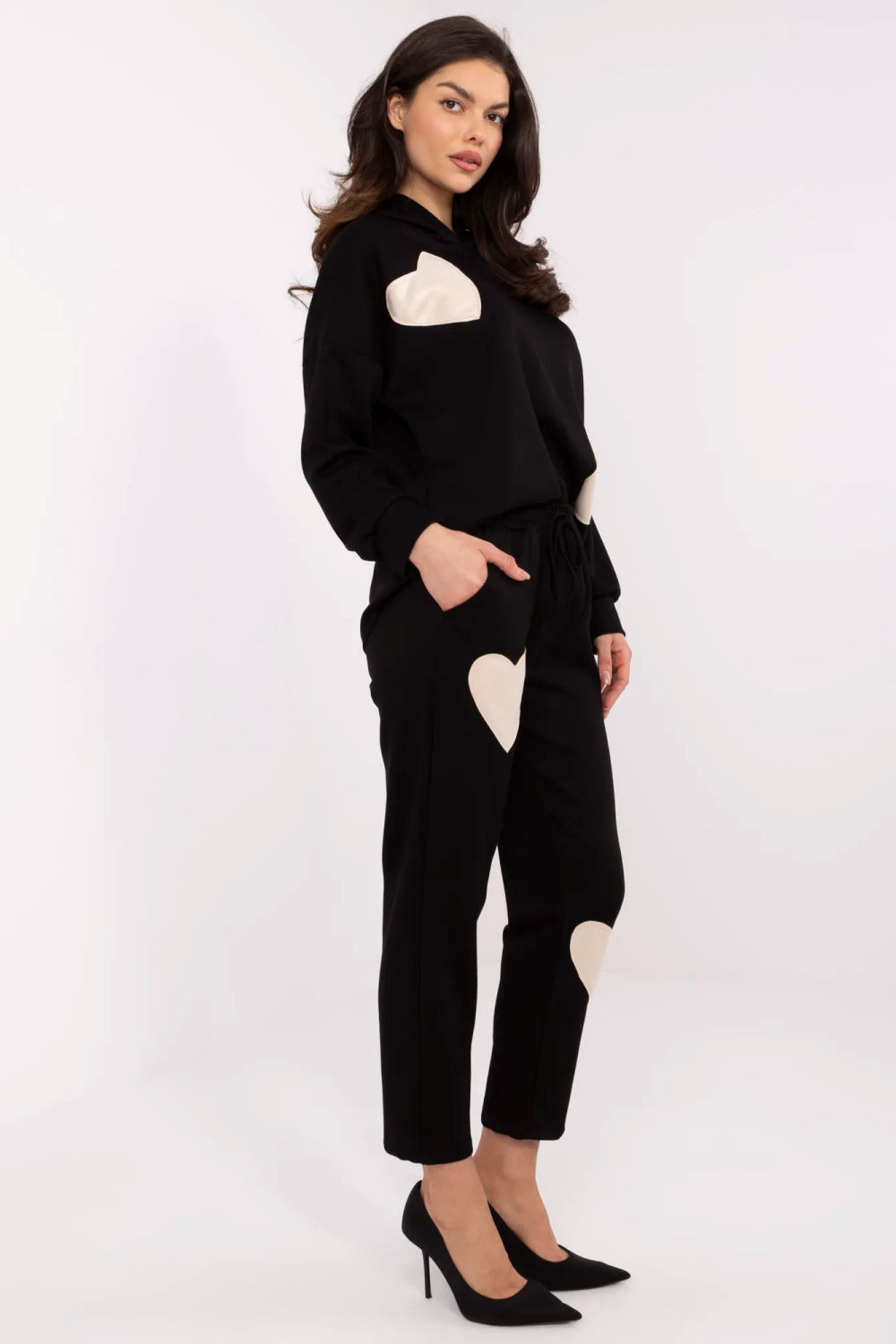 Spodnie Komplet Model MI-KMPL-M61431.68P Black - Italy Moda209696 - Czarny - obrazek 2