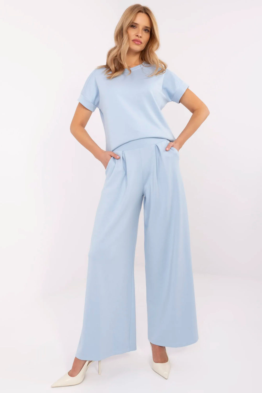 Spodnie Dresowe Model RV-DR-A613.69 Light Blue - Relevance209836 - Niebieski