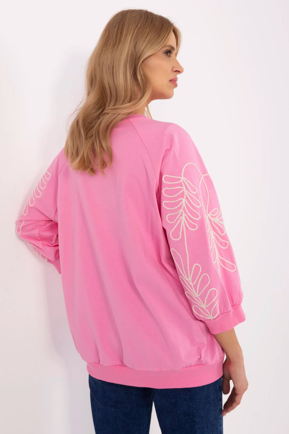 Bluza Damska Model RV-BZ-A367.26 Pink - Relevance209846 - Różowy - obrazek 3
