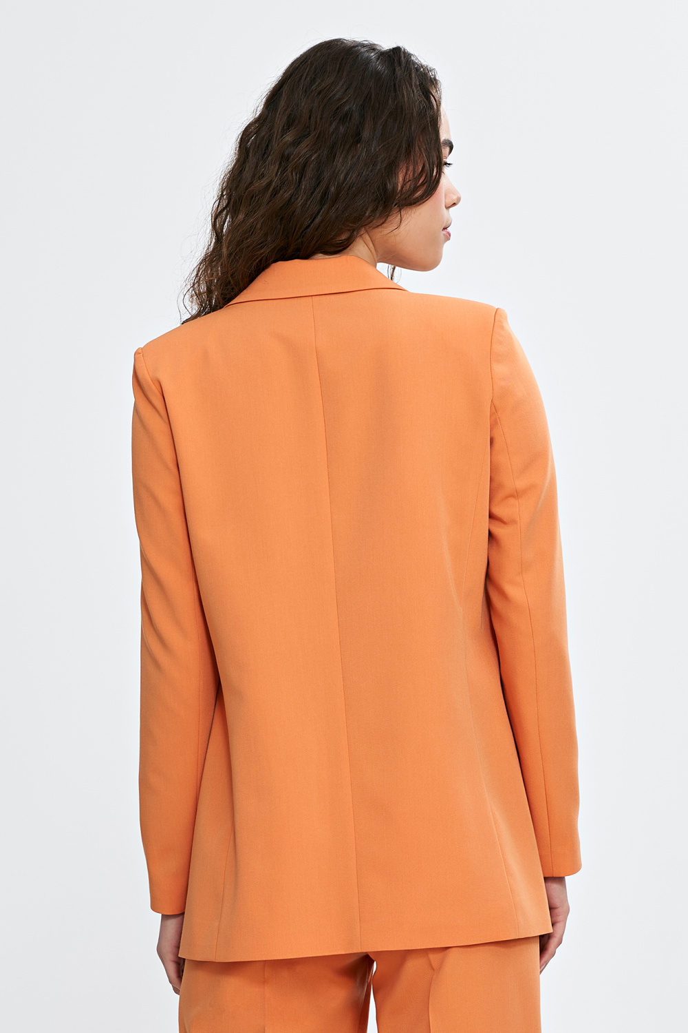 Klasyczna marynarka Z77 Orange - Nife210079 - Pomarańczowy - obrazek 3