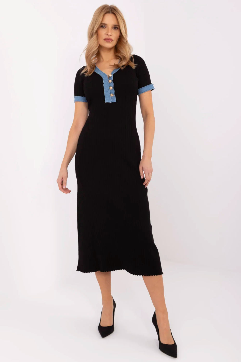 Sukienka Model NM-SK-K439.78 Black - NM210110 - Czarny