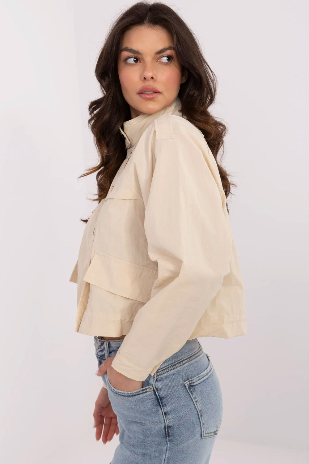 Kurtka Damska Model NM-KR-A2394.01 Beige - NM210113 - Beżowy - obrazek 2