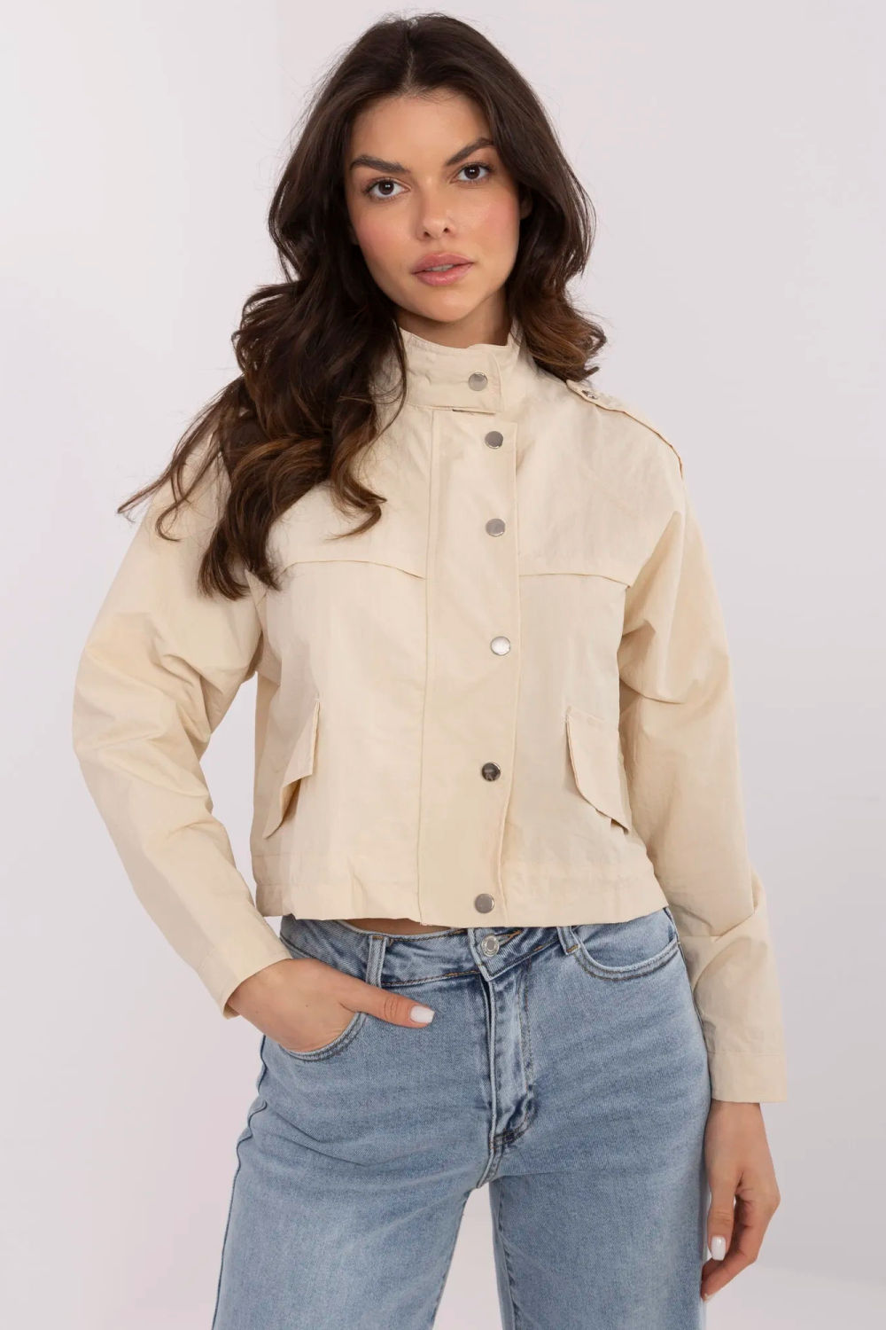 Kurtka Damska Model NM-KR-A2394.01 Beige - NM210113 - Beżowy - obrazek 4
