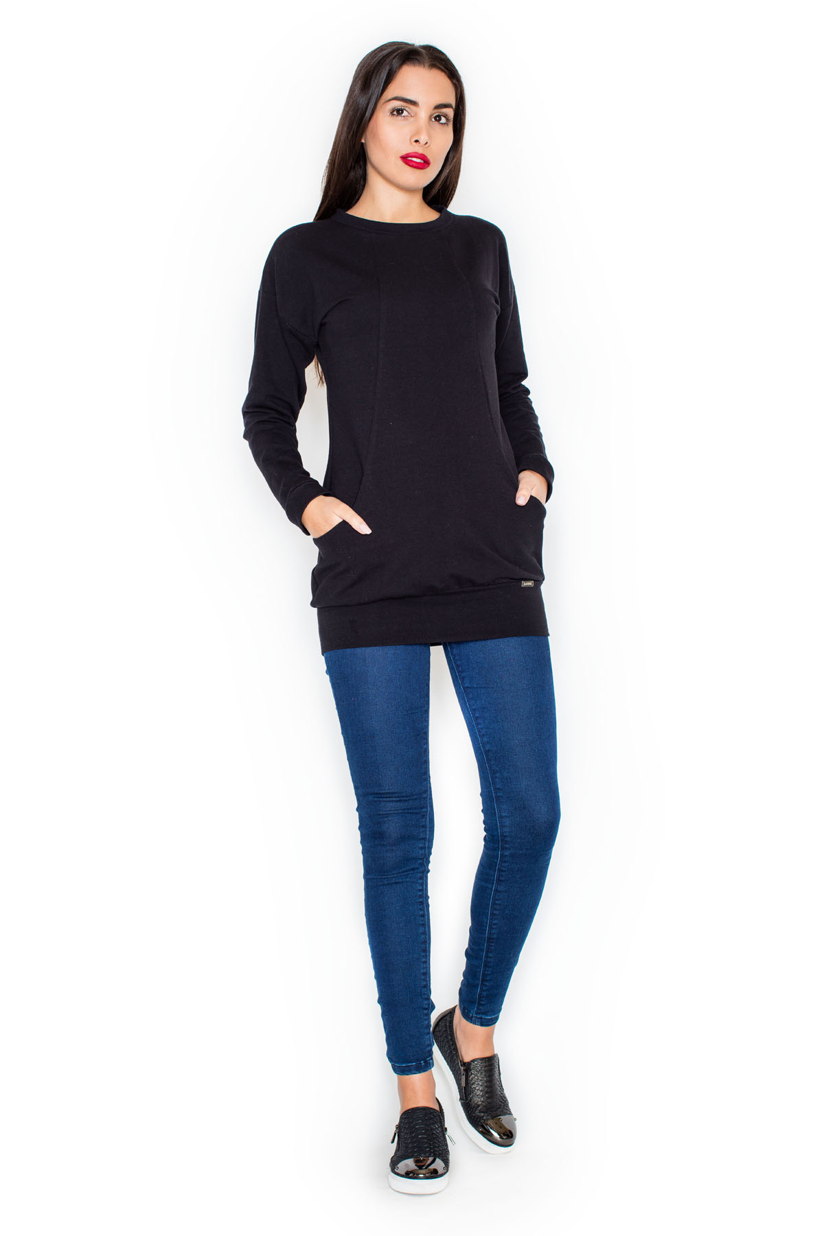 Bluza Damska Model K289 Black - Katrus47437 - Czarny