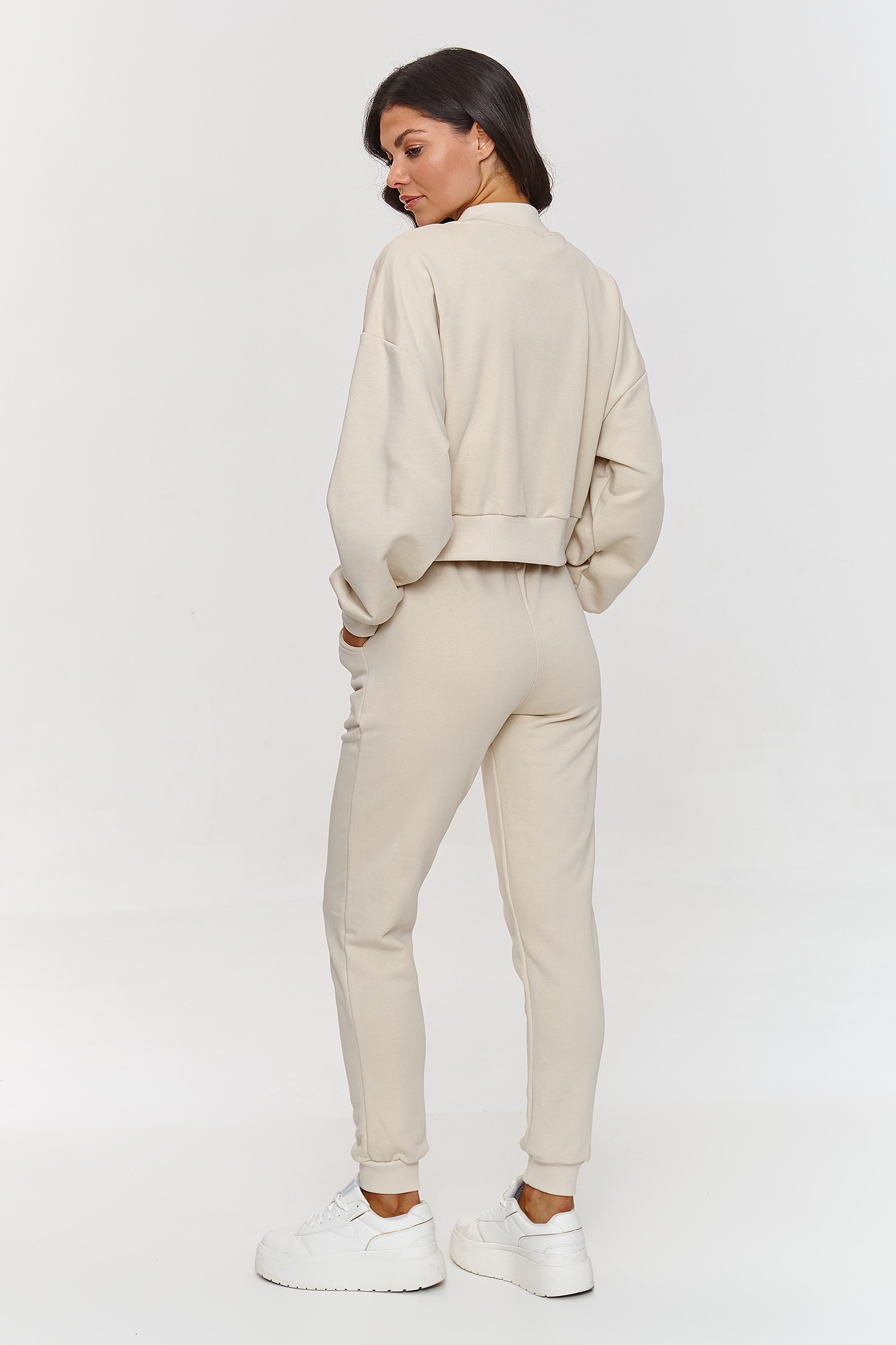 Spodnie Komplet Model A11 Light Beige - Makadamia209597 - Beżowy - obrazek 2