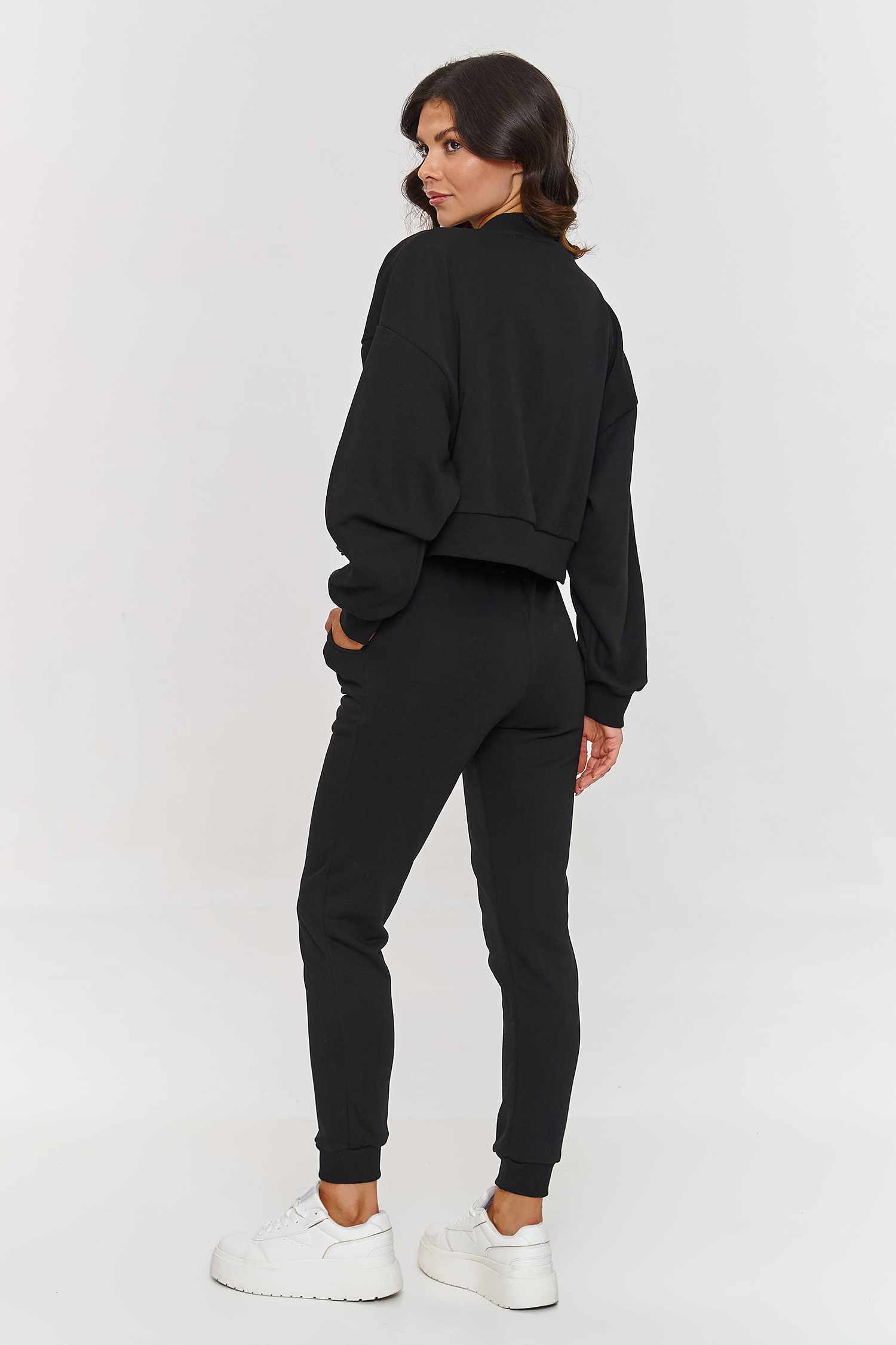 Spodnie Komplet Model A11 Black - Makadamia209598 - Czarny - obrazek 3