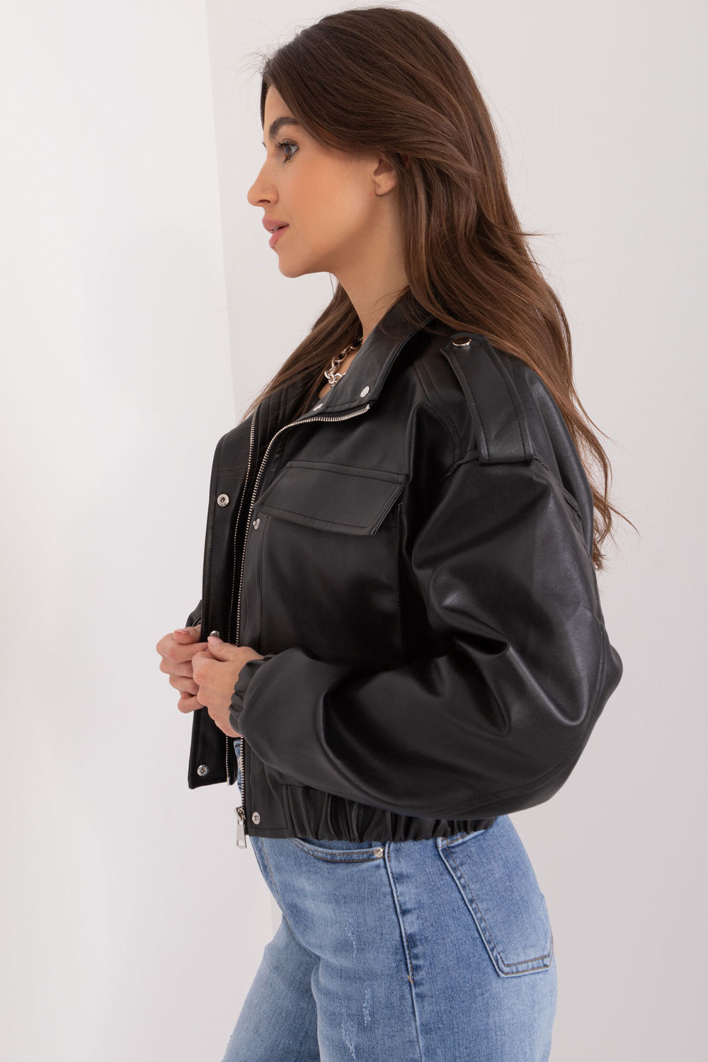 Kurtka Damska Model NM-KR-DA-0937.07 Black - NM211185 - Czarny - obrazek 2