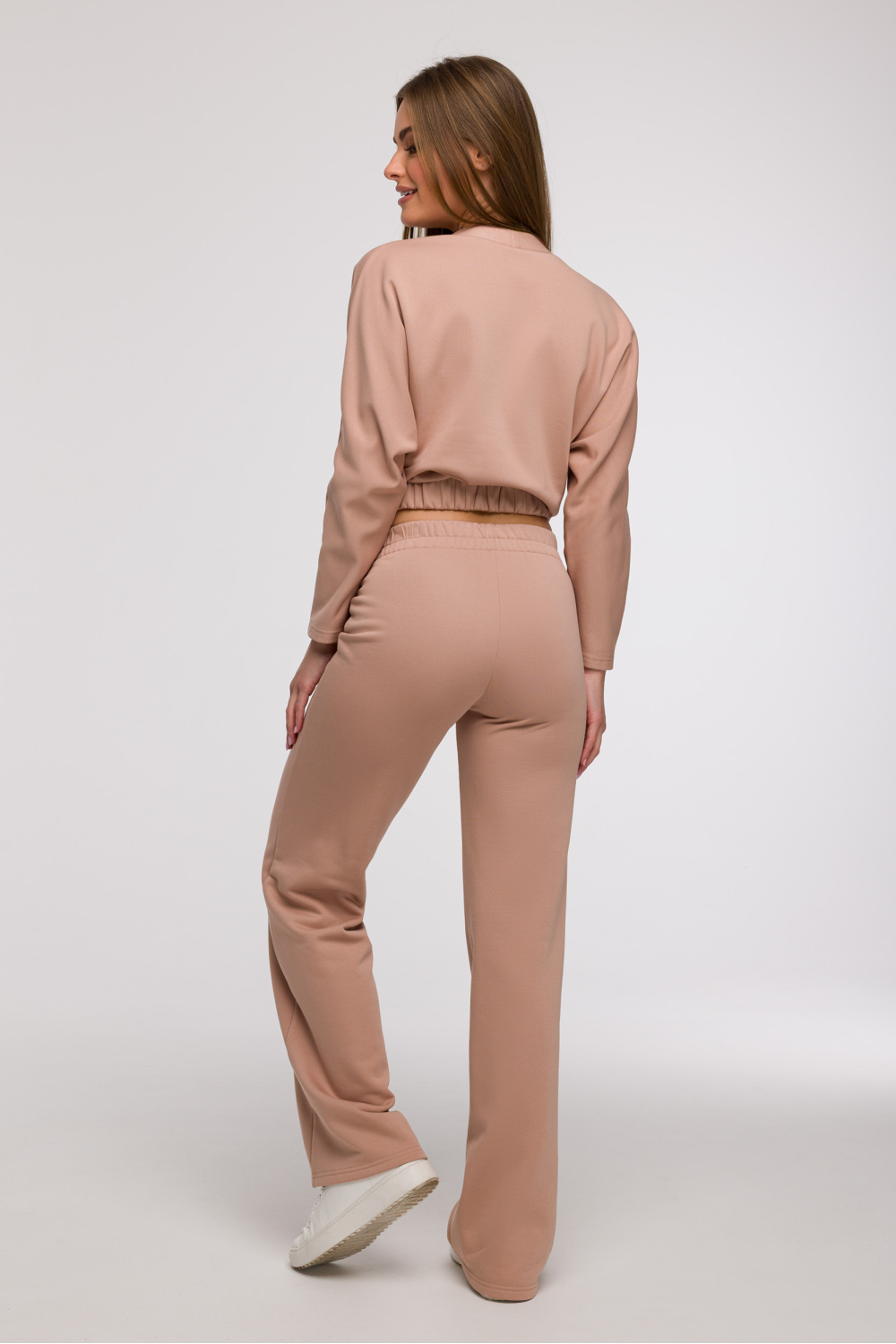 Spodnie Dresowe Model B296 Mocca - BeWear211509 - Beżowy - obrazek 2