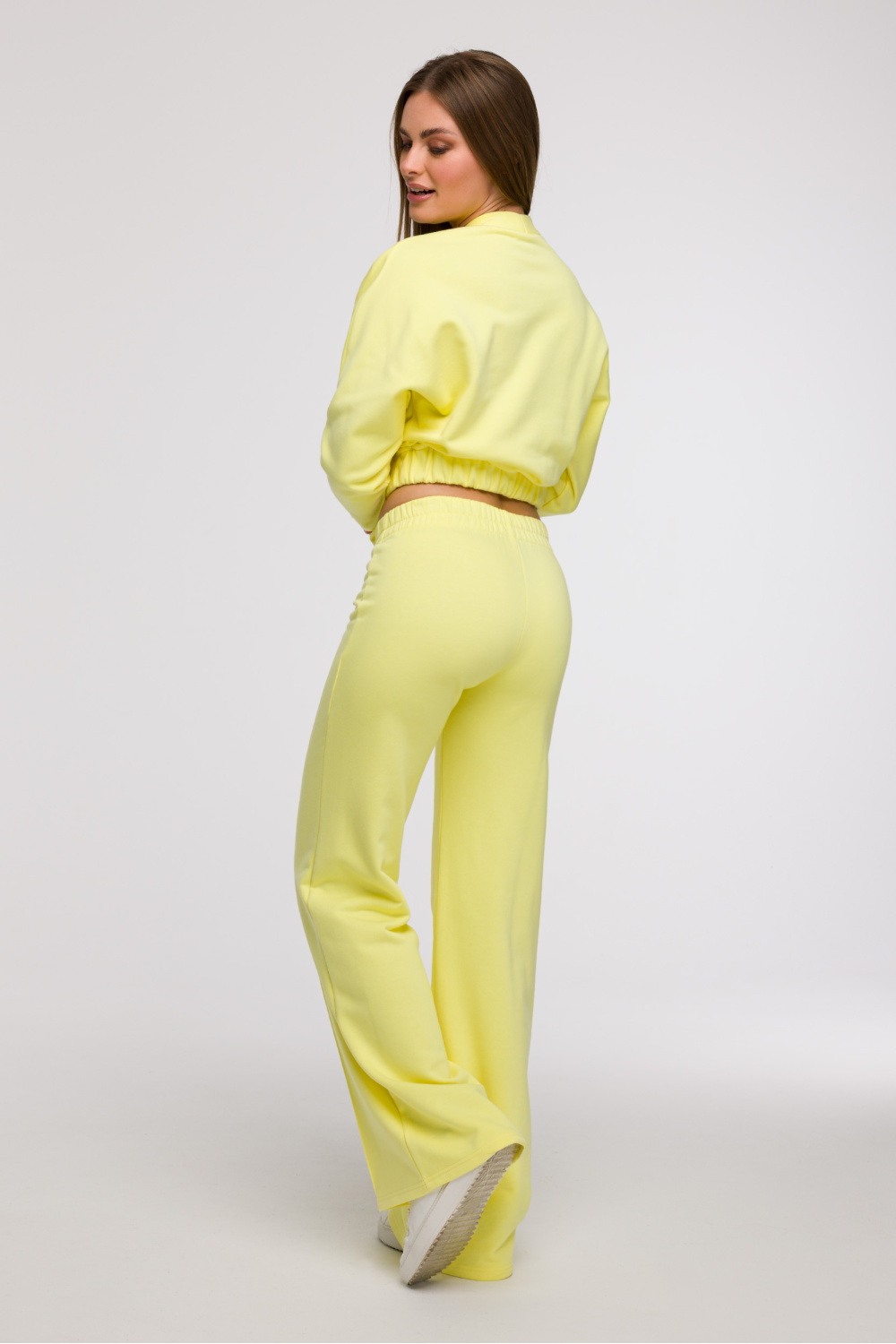 Spodnie Dresowe Model B296 Cytryna - BeWear211512 - Żółty - obrazek 2