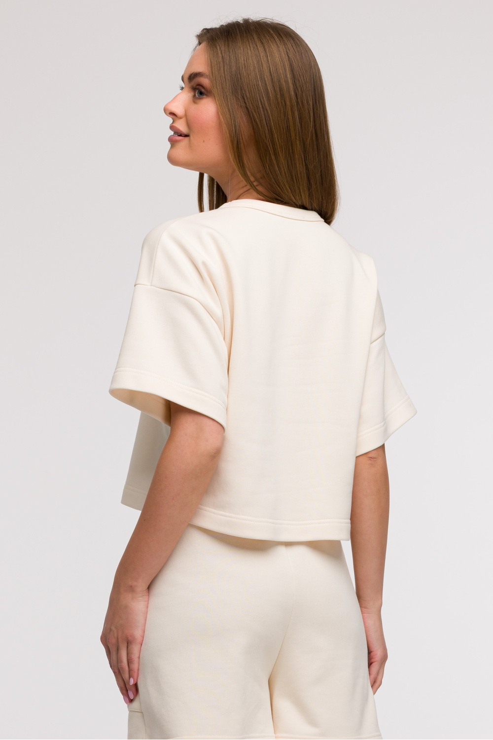 Bluza Damska Model B294 Wanilia - BeWear211520 - Beżowy - obrazek 3