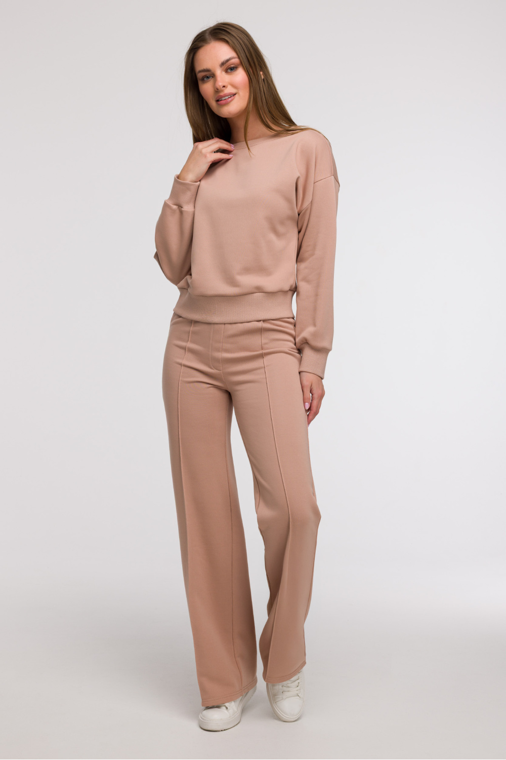 Bluza Damska Model B293 Mocca - BeWear211527 - Beżowy - obrazek 2
