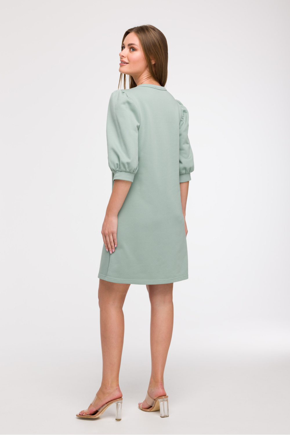 Sukienka Model B291 Mint - BeWear211538 - Zielony - obrazek 3