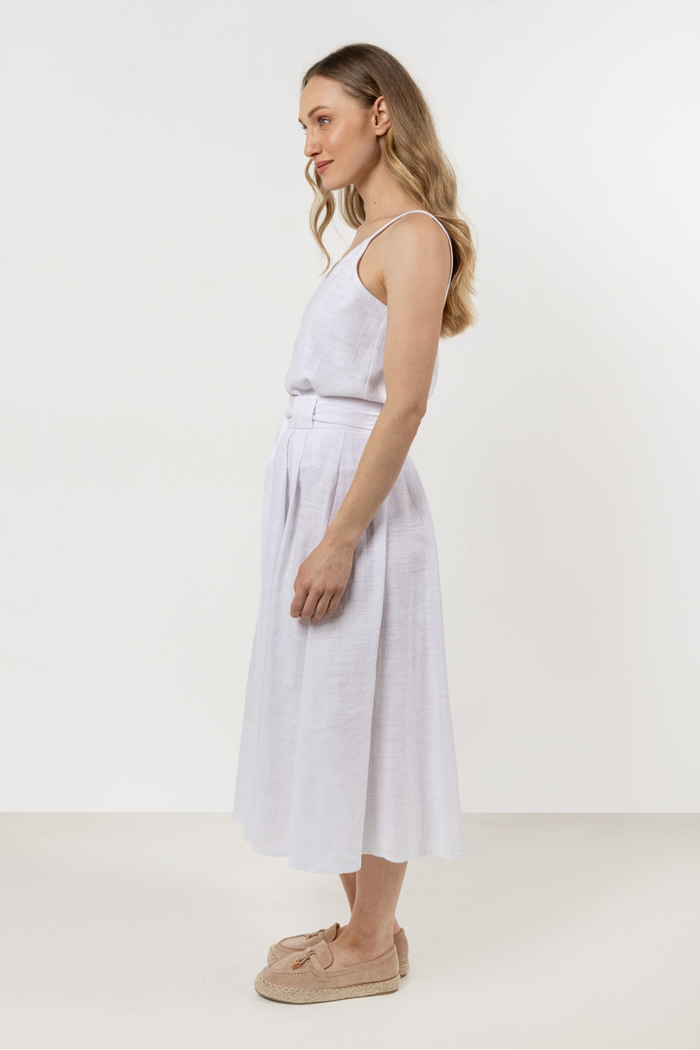 Spódnica Model A723 White - awama212192 - Biały - obrazek 2