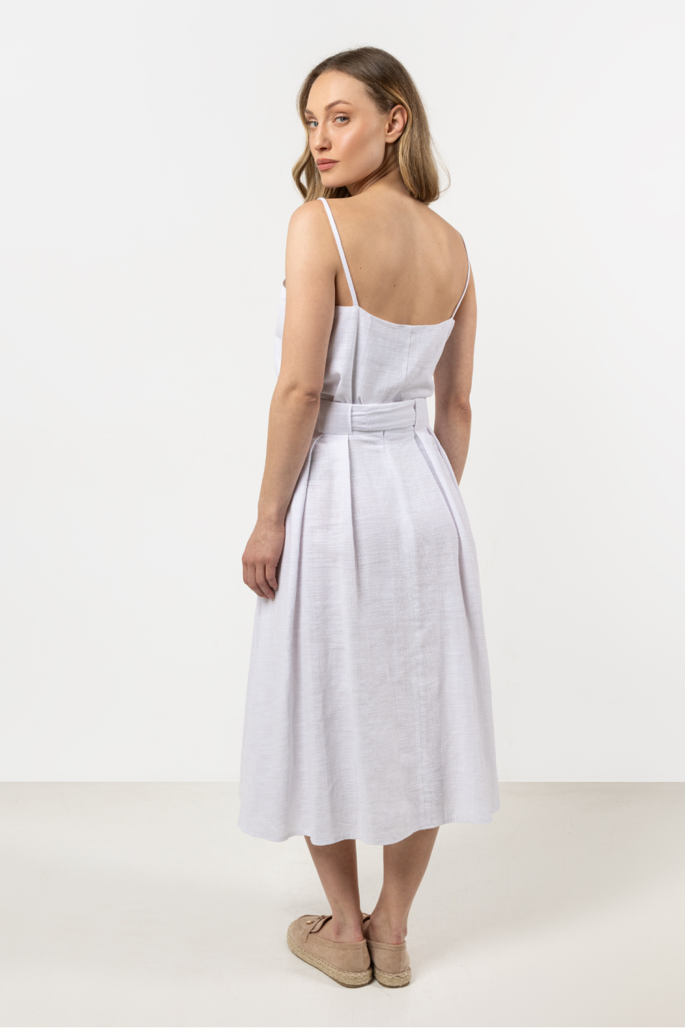 Spódnica Model A723 White - awama212192 - Biały - obrazek 3