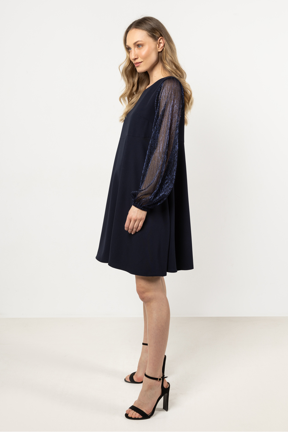 Sukienka Model A712 Navy - awama212224 - Granatowy - obrazek 4