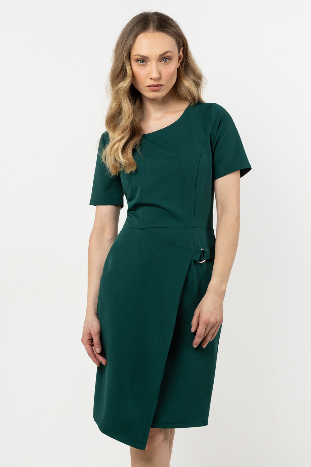 Sukienka Model A710 Bottle Green - awama212231 - Zielony