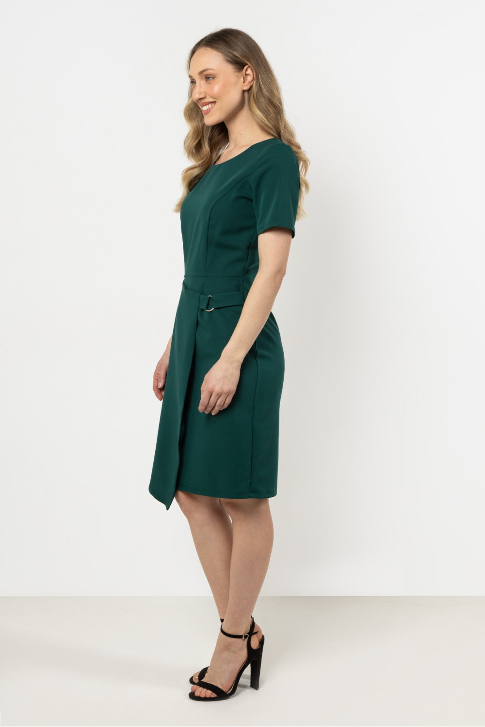 Sukienka Model A710 Bottle Green - awama212231 - Zielony - obrazek 4