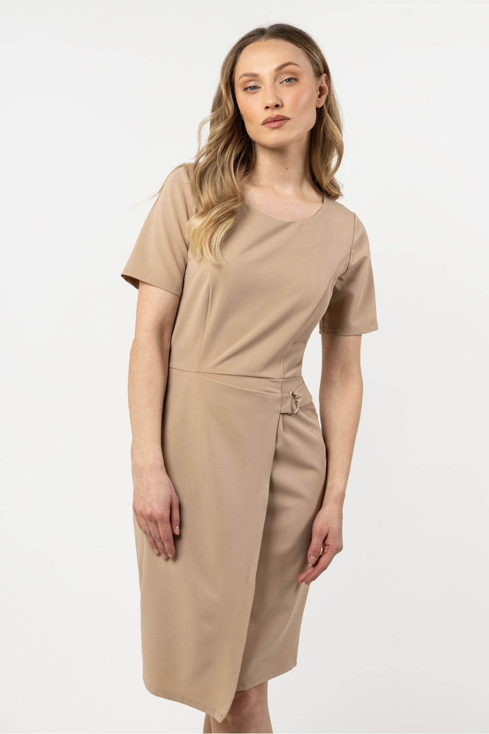 Sukienka Model A710 Beige - awama212233 - Beżowy