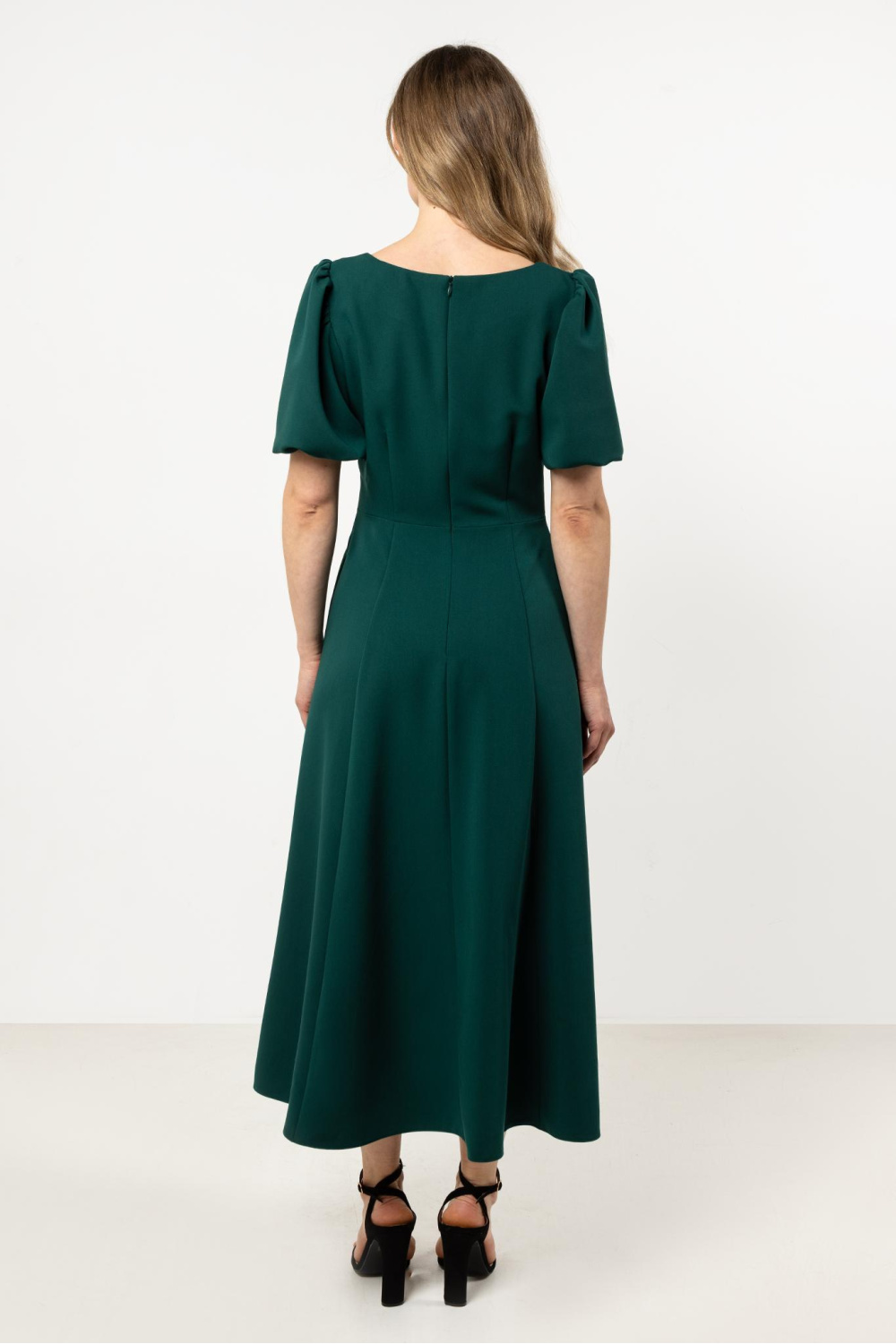 Sukienka Model A709 Bottle Green - awama212234 - Zielony - obrazek 3