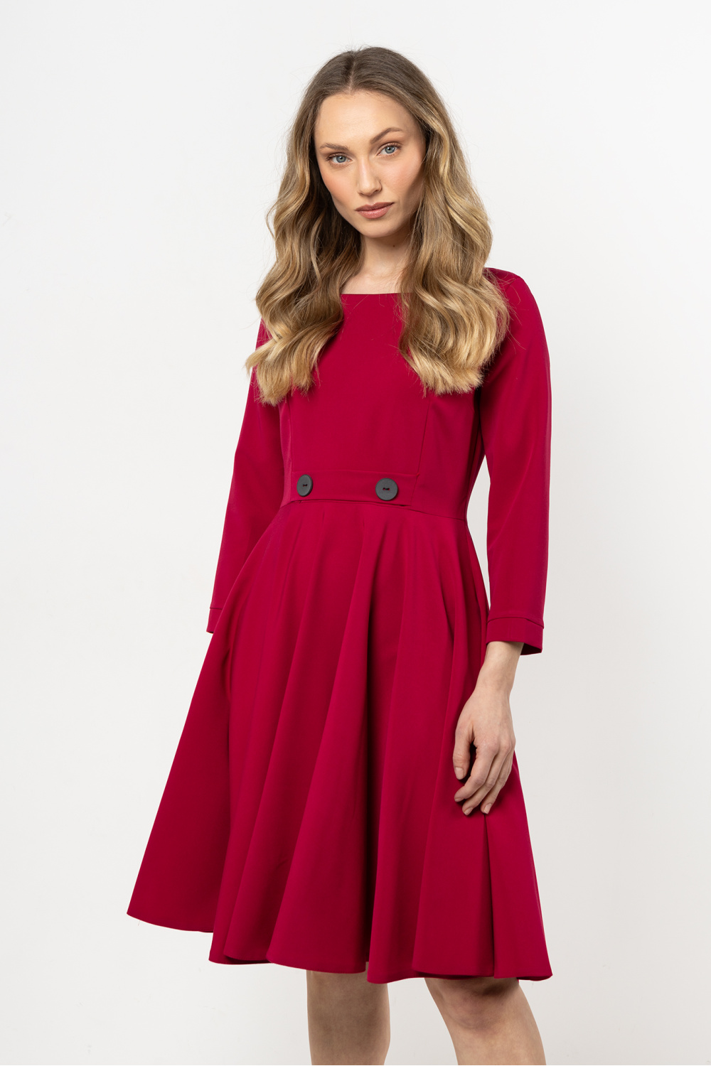 Sukienka Model A708 Claret - awama212239 - Czerwony