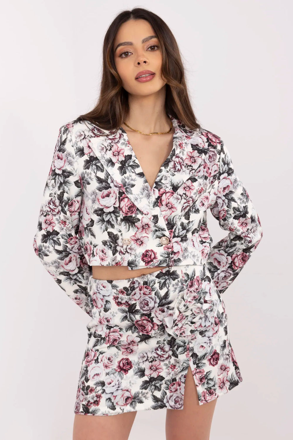 Spodnie Komplet Model DHJ-KMPL-A6091.18 Dark Grey - Italy Moda212279 - Szary