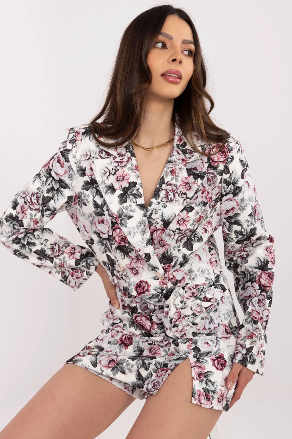 Spodnie Komplet Model DHJ-KMPL-A6091.18 Dark Grey - Italy Moda212279 - Szary - obrazek 3