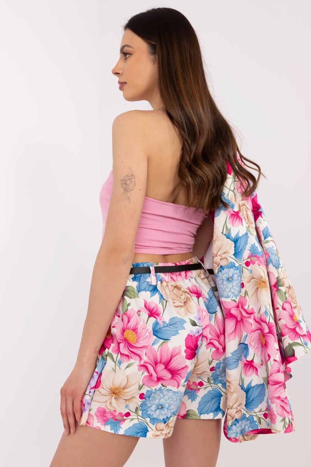 Spodnie Komplet Model DHJ-KMPL-A9061.67 Pink - Italy Moda212287 - Różowy - obrazek 2