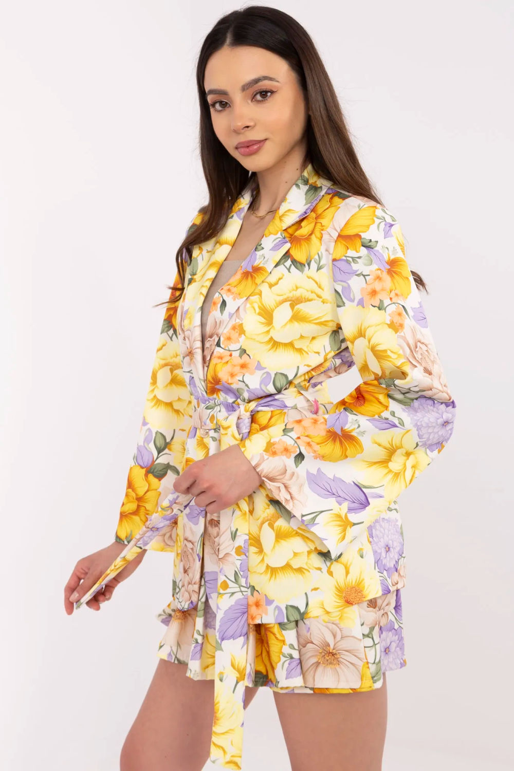 Spodnie Komplet Model DHJ-KMPL-A9061.67 Yellow - Italy Moda212289 - Żółty - obrazek 3
