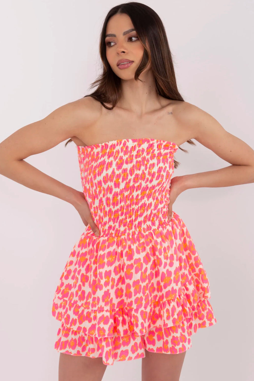 Kombinezon Model MI-KO-611243.79 Fluo Pink - Italy Moda212517 - Różowy