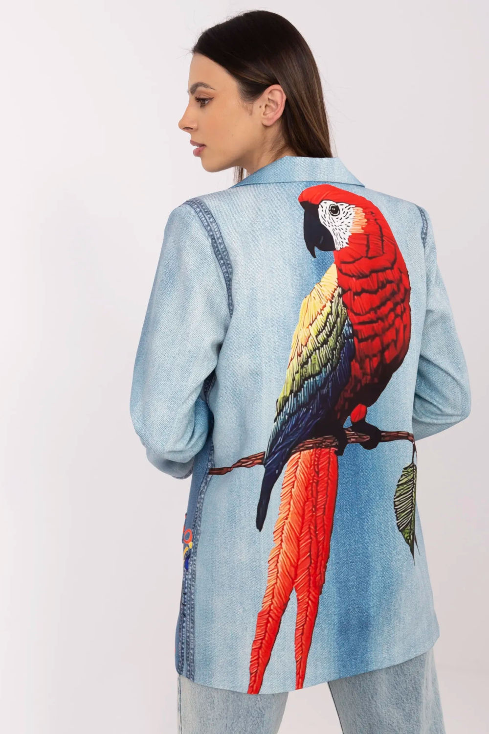 Marynarka Model DHJ-MA-18525-33.18 Blue - Italy Moda212533 - Niebieski - obrazek 3