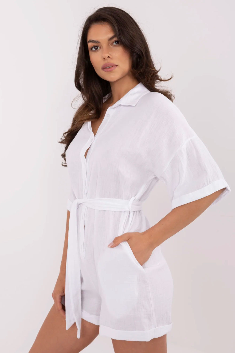Kombinezon Model MI-KO-A2479.73 White - Italy Moda213055 - Biały - obrazek 2