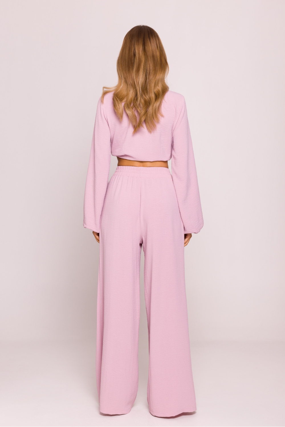 Spodnie Damskie Model MOE862 Dirty Pink - Moe213679 - Różowy - obrazek 2