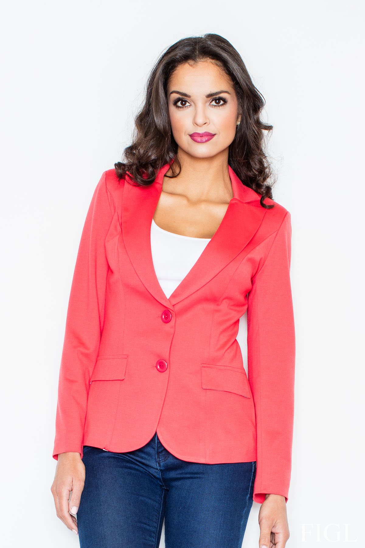 Żakiet Model M085 Red - Figl47970 - Czerwony