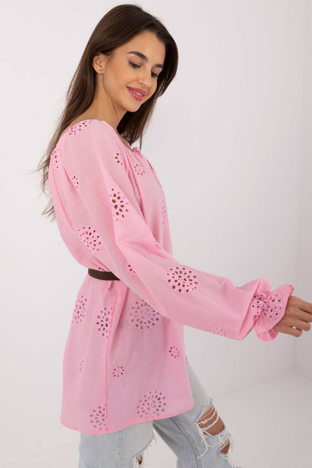 Bluzka Model LK-BZ-509747.80 Pink - Lakerta214448 - Różowy - obrazek 2