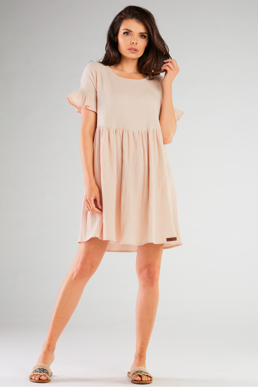Sukienka Model M260 Beige - Infinite You214515 - Beżowy